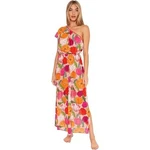 Trina Turk Sunny Bloom Women's Dress Small Sheer Maxi Floral. Fixed Price $29.99.