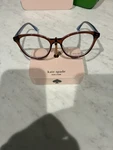 Kate Spade New York Aggie 3LG Women's Eyeglasses Frames Brown Blue. Fixed Price $45.00.
