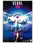 Todd Foster Signed 1988 Olympics Seoul Poster Reprint Usa Boxing Kid. Fixed Price $20.00.