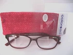 Foster Grant Coloread Women's Reading Glasses +3.25 New. Fixed Price $13.95.