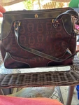 Designer Inspired Medium Black/brown 2 Handle Shoulder Bag. Fixed Price $21.00.