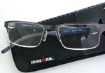 Foster Grant Ironman +3.25 Men's Reading Glasses Readers Gunmetal W Case. Fixed Price $29.99.