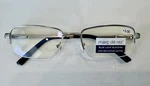 Marc De Rez +3.00 Reading Glasses Blue Light Blocking Silver Rimless Rectangular. Fixed Price $10.00.