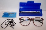Visionglobal Blue Light Blocking Reading Glasses Tortoise/black +1.00 W/case. Fixed Price $15.00.