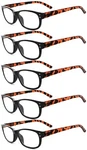 Eyekepper Classic Reading Glasses For Men 5 Pack Spring Hinges Readers Black Fra. Fixed Price $34.47.