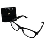 Global Vision Foldaway Readers Black W/ Clear Lens & Pouch +1.5 Magnification. Fixed Price $11.50.