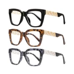 Jm 3 Pack Oprah Style Reading Glasses For Women, Oversized Fashion Blue Light.... Fixed Price $28.79.