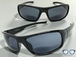 Sporty Wrap Around Bifocal Reading Sun Glasses Readers Black Frame For Men +1.50. Fixed Price $13.94.