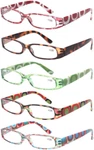 Kerecsen Reading Glasses 5 Pairs Ladies Fashion Spring Hinge Readers For Women. Fixed Price $21.99.