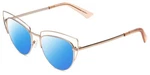 Book Club 100 Beers Solitude Women Cateye Polarized Sunglasses In Rose Gold 55MM. Fixed Price $39.95.
