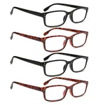 Kerecsen 4-PACK Reading Glasses Men/women Spring Hinges Lightweight +5.00. Fixed Price $24.49.