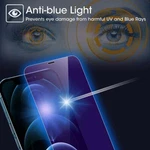 New For Iphone 12 Mini 11 Xs Max Xr Anti-blue Light Glass Screen Protector. Fixed Price $9.99.