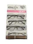 Xtrasight By Foster Grant Reading Glasses Axton Style + Classic (4 Pack). Fixed Price $19.99.