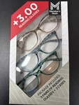 Members Mark Style 101 +3.00 Pairs Reading Glasses. Fixed Price $11.99.