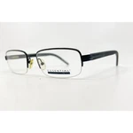 Essential By De Eyewear Mens Black Half Rim Rectangle Eyeglasses Frame 53-18-140. Fixed Price $31.99.