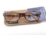 Foster Grant Channing Oval Reading Glasses Brown 49 20-142 Choose Strength. Fixed Price $15.95.