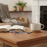 Men's Half Frame Metal Reading Glasses - Spring Hinge, Eye Strain Relief, 5 Pack. Fixed Price $35.50.