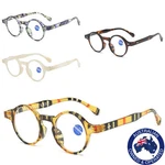 Mens Ladies Magnifying Eyewear Fashion Round Blue Light Blocking Reading Glasses. Fixed Price $9.97.