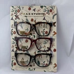 Nib 3.00 Box Set Pairs Max Studio Reading Glasses Readers. Fixed Price $30.00.