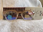 Studio Icu Eyewear Women Brown Ckear #7772 Reading Glasses Readers +1.25 New. Fixed Price $14.95.