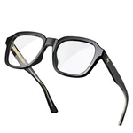 Visoone Square Blue Light Blocking Glasses Oversized, Jet Black. Fixed Price $22.70.