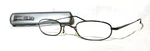 Foster Grant Reading Eyeglasses +2.00 Power RO389, 47-22-136. Thin Compact. Fixed Price $7.99.