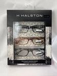 Halston Fashion 3 Pack +1.50 Multi Color Reading Designer Glasses Readers. Fixed Price $30.00.