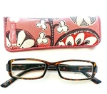 New Vera Bradley Readers Reading Eyeglasses Monica Tort Blush Pink +1.50. Fixed Price $24.95.