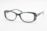 New Elle EL13385 Brown Green Gold Rectangular Authentic Eyeglasses 51-16. Fixed Price $39.45.