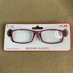 Icu Eyewear Reading Glasses +1.25 Matte Plum Purple Magnifying Readers New. Fixed Price $13.00.