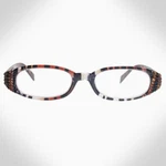 Jimmy Crystal Women's Tiger Striped Swarovski Readers. Fixed Price $48.00.