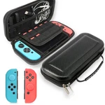 Nintendo Switch Carrying Case Carbon Fiber Pouch Hard Travel Bag W/joy-con. Fixed Price $14.99.