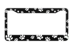 Adorable Dog Paw Cat Animal Aluminum Black License Plate Frame. Fixed Price $9.99.