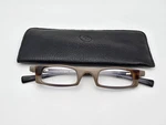 Eyebobs Double 2245 80 Tan On Purple Frame Clear +1.75 Lens Reader Glasses. Fixed Price $30.99.