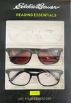 Eddie Bauer Quality Reading Glasses Set Of 3 Black/clear/brown + Sunshade. Fixed Price $24.99.