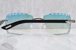 Cartier Rimless Tulip Wood Decor Platinum Brand New With Box CT0453O Tiffany. Fixed Price $3199.99.