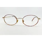 Design Optics Men Gold Brown Oval Metal Frame 14060. Fixed Price $39.99.