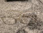 Cyxus Eyeglasses Frames Only 8082 Full Rim Clear T34 53-15-140 With Case & Cloth. Fixed Price $12.52.