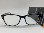 Foster Grant Reading Glasses Tristan Black +2.00 Readers Crystal Vision. Fixed Price $9.95.