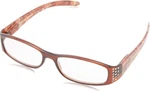Foster Gran Ashley Brown Color Rectangular Reading Glasses W/ Case. Fixed Price $14.99.