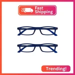 Opulize Ted Reading Glasses For Women Men, Lightweight Narrow Rectangular Matt. Fixed Price $18.31.