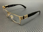 Versace VE1274 1002 Gold Black Men's 57 Mm Eyeglasses. Fixed Price $172.00.