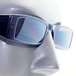 Sunglasses Reading Low Rise Rectangle Cool Black Frame +2.00 Lens Power. Fixed Price $21.50.