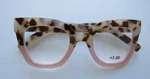 Vince Camuto Marble & Blush Oversized Frame Reading Reader Glasses +3.00 New. Fixed Price $16.99.
