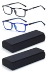Autojouls 2-PACK Nearsighted Short-sighted Light Glasses With Hard Case Spring. Fixed Price $40.16.