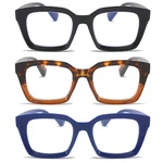 Dxyxyo Reading Glasses Women Light 1.25+, Black+leopar+blue. Fixed Price $16.99.