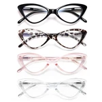 Eyeurl 4-PACK Reading Glasses For Women Fashion Cat Blue Light Blocking. Fixed Price $32.04.