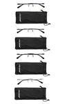 Eye Zoom 4 Pack Rimless Metal Frame Reading Glasses With Pouch For Women. Fixed Price $24.99.
