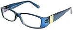 Foster Grant Reading Glasses Womens Fashion Readers New Posh Blue +1.25 To +3.25. Fixed Price $11.95.