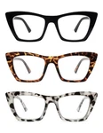 Amomoma Oversized Reading Glasses For Women,trendy Cat Eye Blue Light Computer. Fixed Price $17.99.